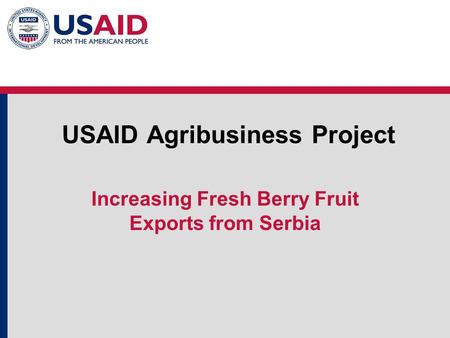 USAID Agribusiness Project