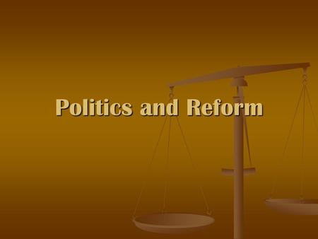 Politics and Reform. Clean-up Politics 1. Rutherford B. Hayes- condemned Spoils System 2. James Garfield a. Pendleton Act- government jobs given by means.
