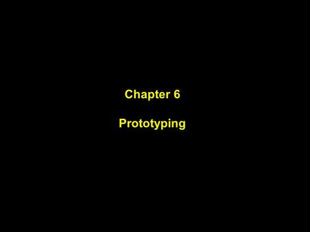 HCI Prototyping Chapter 6 Prototyping. Learning Outcomes At the end of this lecture, you should be able to: –Define the term “prototyping” –Explain the.