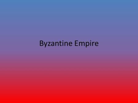 Byzantine Empire. Fall of Rome Lots of causes that we have discussed 370 CE – the Huns invade Northern Europe People of Northern Europe (Germanic Tribes)
