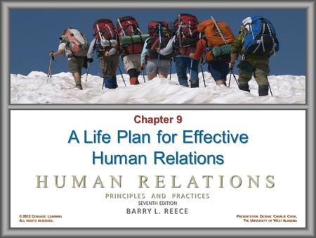 A Life Plan for Effective Human Relations
