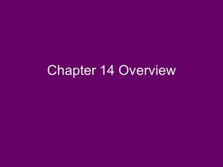 Chapter 14 Overview. Topic 1: Immigration Where were immigrants primarily from?