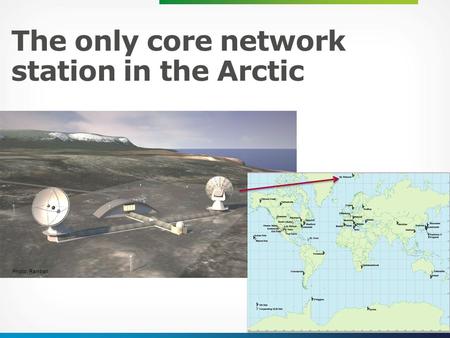 The only core network station in the Arctic Photo: Rambøll.