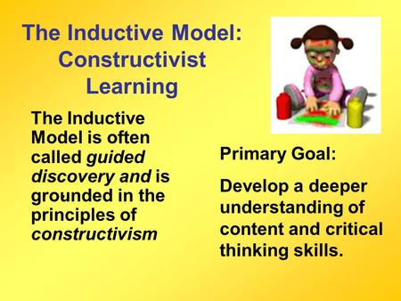 The Inductive Model: Constructivist Learning