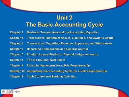 Chapter 10 Completing the Accounting Cycle for a Sole Proprietorship