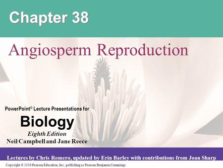 Angiosperm Reproduction