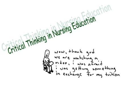 CT in Introductory Courses Defined in HEAL 1000 CT used in Dosage Calculations Course Students are taught how to begin thinking using the Nursing Process.