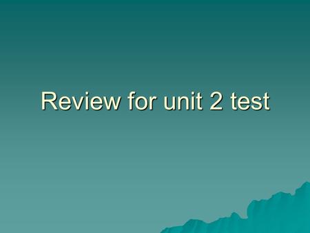 Review for unit 2 test. How do elements differ from each other?  Most obviously in their properties (reactivity, m.p., b.p., solubility, density, relative.