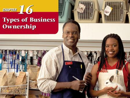 Chapter 16 Types of Business Ownership