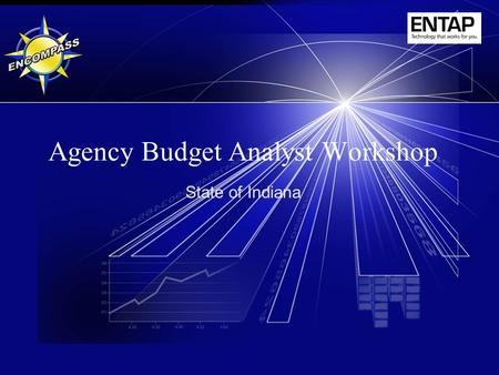 Agency Budget Analyst Workshop State of Indiana. 2 Instructor Theresa Anderson IOT GMIS.