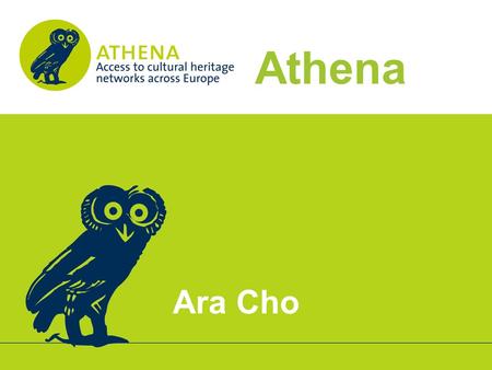 Athena Ara Cho.