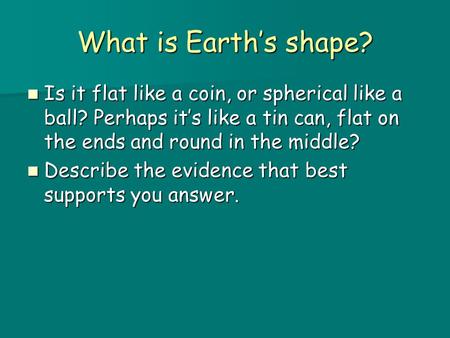 4/23/2017 What is Earth’s shape?