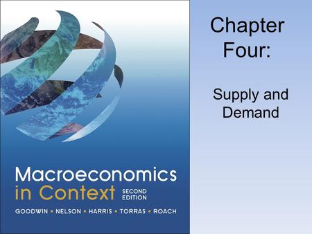 Chapter Four: Supply and Demand. The Theory of Supply.