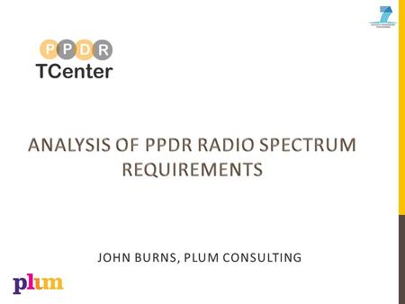 ANALYSIS OF PPDR RADIO SPECTRUM REQUIREMENTS