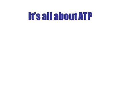 It’s all about ATP. How do you get it? PMF ATP synthesis using the PMF is ancient.