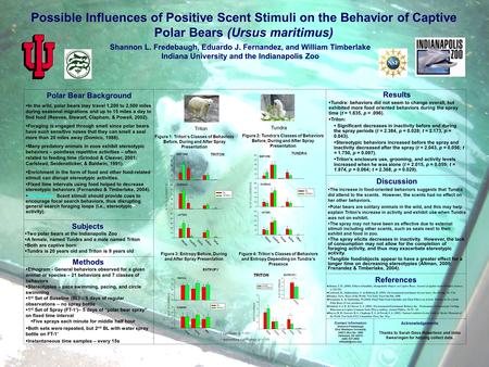 Possible Influences of Positive Scent Stimuli on the Behavior of Captive Polar Bears (Ursus maritimus) Shannon L. Fredebaugh, Eduardo J. Fernandez, and.