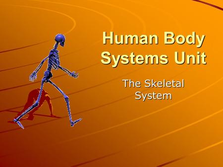 Human Body Systems Unit