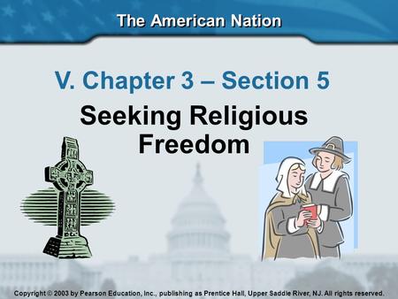 Seeking Religious Freedom