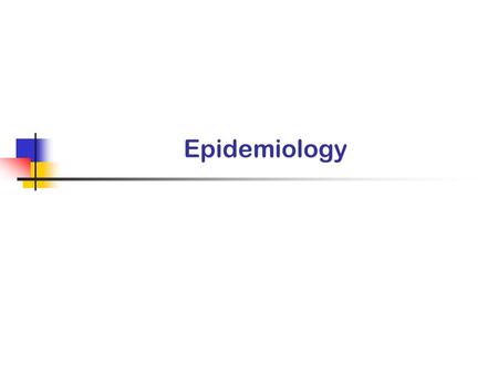 Epidemiology. Classically speaking Epi = upon (among) Demos = people Ology = science Epidemiology = the science which deals with what falls upon people…..