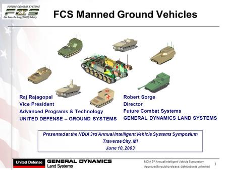 FCS Manned Ground Vehicles