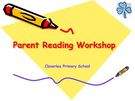 Parent Reading Workshop