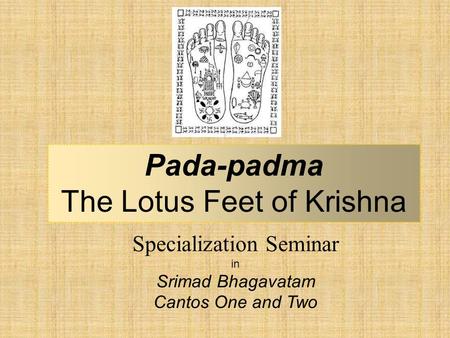 The Lotus Feet of Krishna