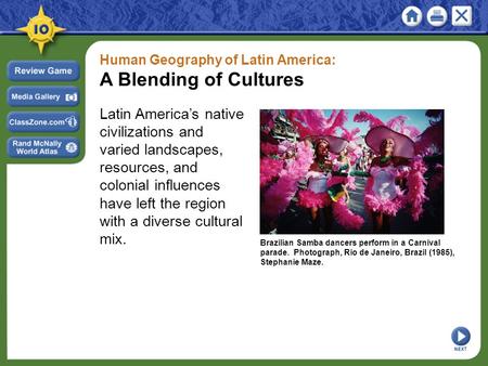 Human Geography of Latin America: