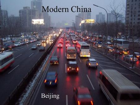 Modern China Beijing. Communism Social and political movement that aims at the creation of a classless society. The Government controls all aspects of.