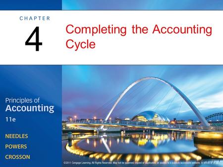 Completing the Accounting Cycle 4. From Transactions to Financial Statements OBJECTIVE 1: Describe the accounting cycle and the role of closing entries.