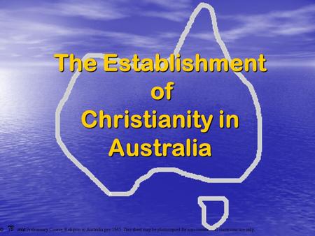 Christianity in Australia
