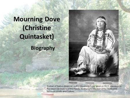 Mourning Dove (Christine Quintasket)