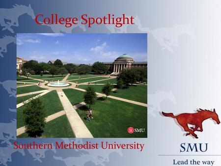 College Spotlight Southern Methodist University.