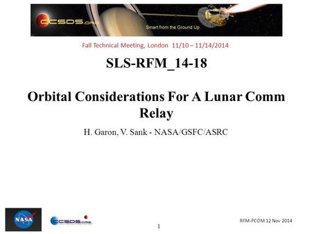 SLS-RFM_14-18 Orbital Considerations For A Lunar Comm Relay