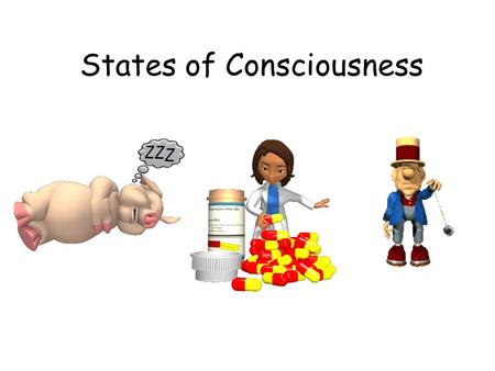 States of Consciousness. Consciousness Our awareness of ourselves & our environment.