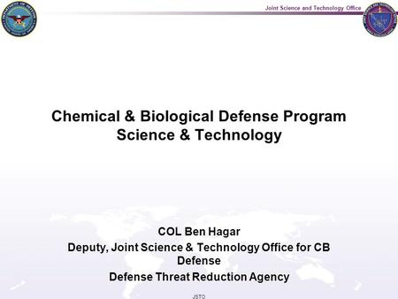 Chemical & Biological Defense Program Science & Technology