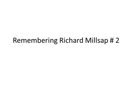 Remembering Richard Millsap # 2. Midnight Basketball and the City of Orlando 2014 Pro-Am Summer League are dedicating this summer Pro-Am League. In honor.