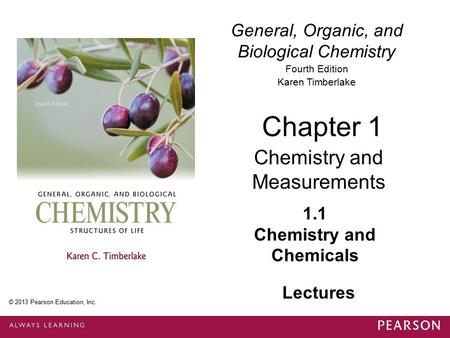 1.1 Chemistry and Chemicals