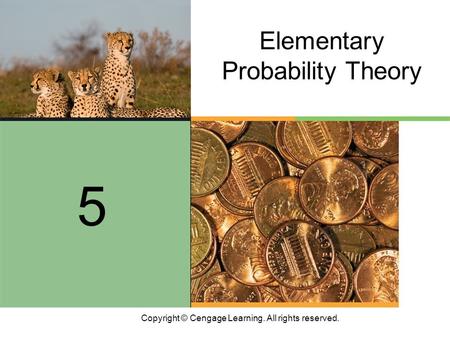 Copyright © Cengage Learning. All rights reserved. Elementary Probability Theory 5.