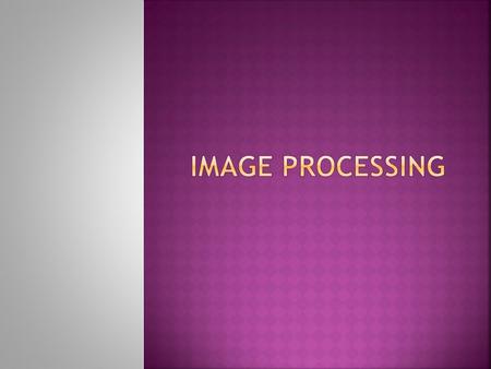  In electrical engineering and computer science image processing is any form of signal processing for which the input is an image, such as a photograph.