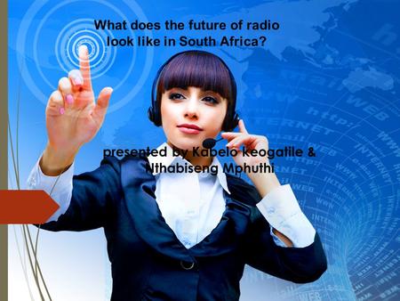 Development of the radio in africa
