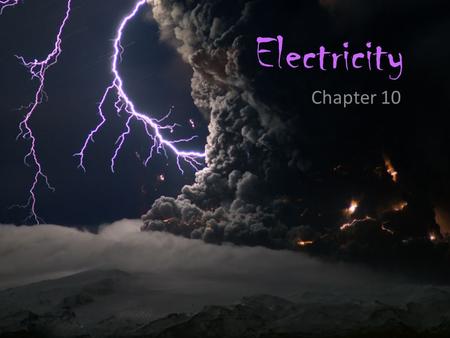 Electricity Chapter 10. Recall this info… All matter is made of atoms which are the smallest particle of an element that has all the properties of that.
