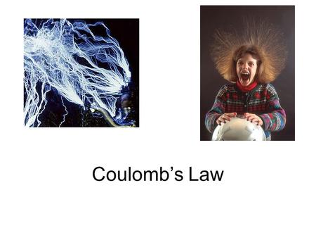 Coulomb’s Law.
