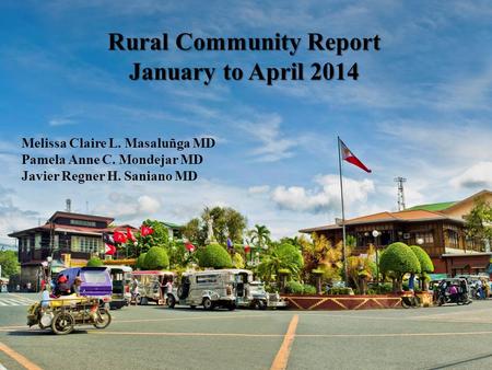 Rural Community Report