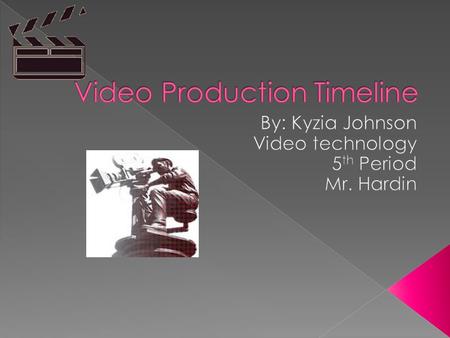 Video Production Timeline