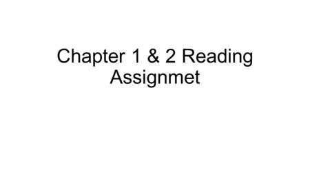 Chapter 1 & 2 Reading Assignmet. Chapter 1 1. The steps in the scientific method are: Observing and stating a problem or asking a question Forming a.