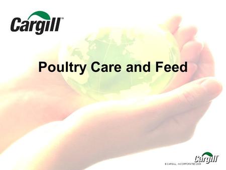 Poultry Care and Feed.