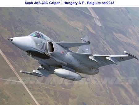 Saab JAS-39C Gripen - Hungary A F - Belgium set2013.