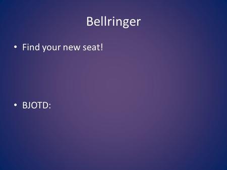 Bellringer Find your new seat! BJOTD:. Objectives Students will know: – Cottage industries, the Industrial Revolution, Agricultural Revolution, and inventions.