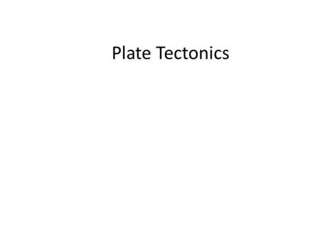 Plate Tectonics. Crust The crust is formed from continental and oceanic crust The crust covers the whole Earth.