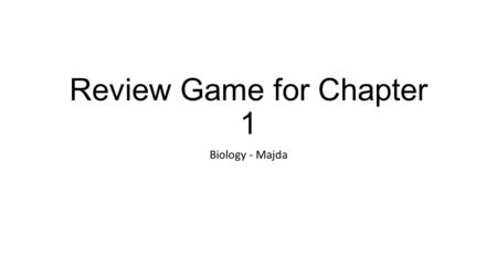 Review Game for Chapter 1 Biology - Majda. When a hypothesis has been tested so many times via a variety of credible experiments that all support that.
